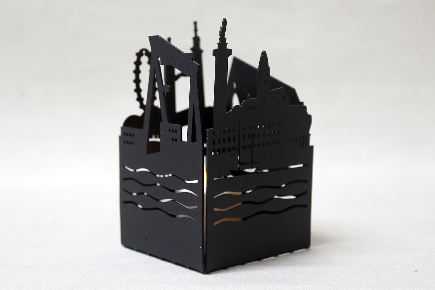 Lantern Silhouette Gothenburg 13x8x8 cm