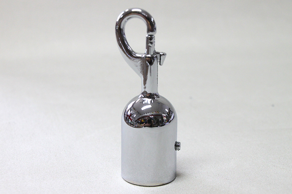 Trappräcks Ändstycke med Karbinhake för 30 mm Rep - 2