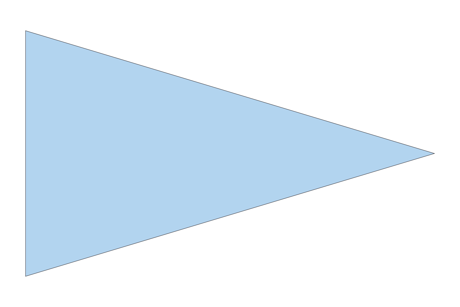 GKSS Identification markings Pennant 35 cm - 2