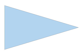 GKSS Igenkänningssignal Vimpel 35 cm