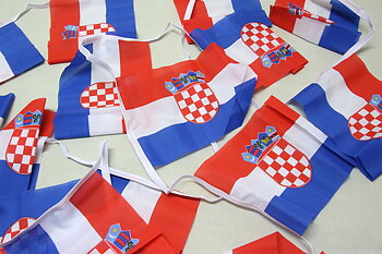 Croatia Flag Game 15x22 cm