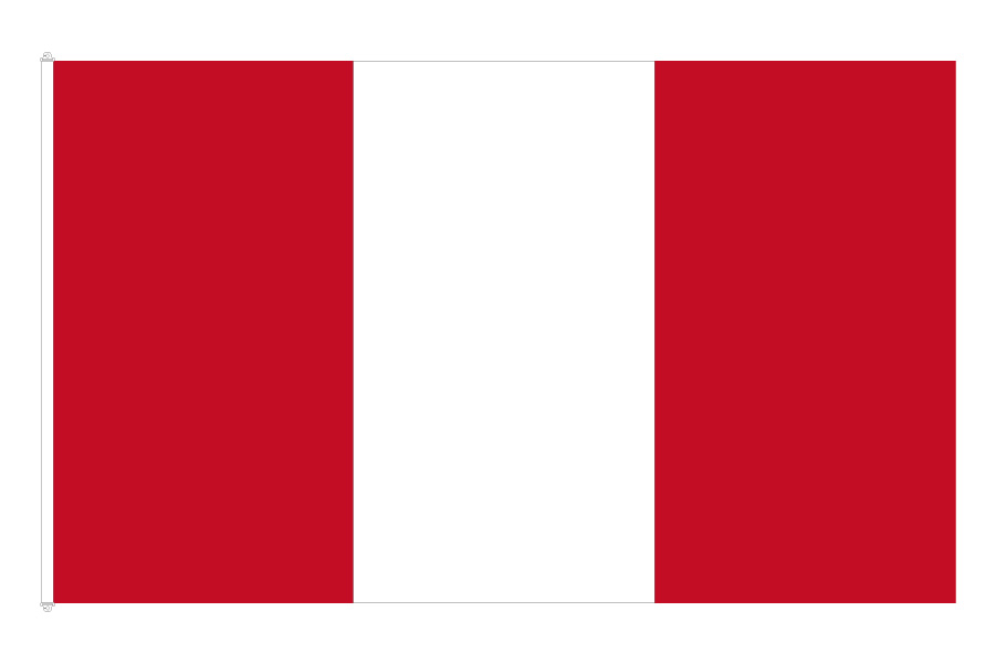 Peru Flagga