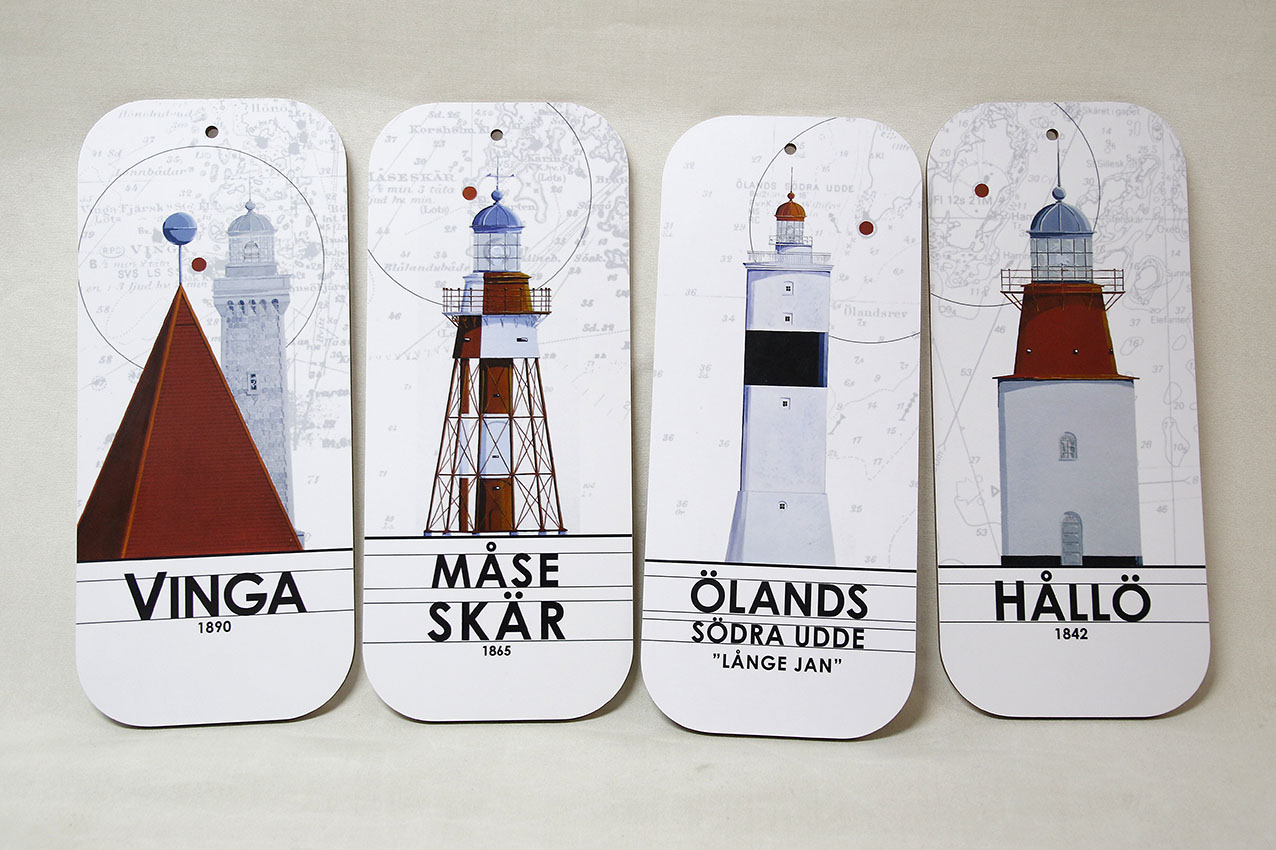 Lighthouses Chopping 40x17 cm