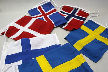 Nordic flag game 30x40 cm