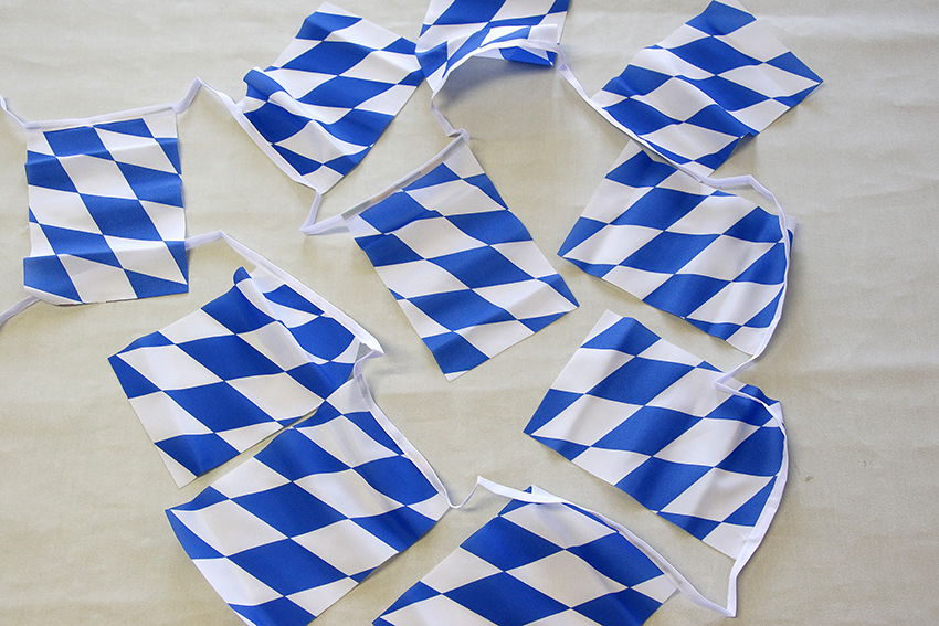 Oktoberfestival Flaggspel 15x22 cm