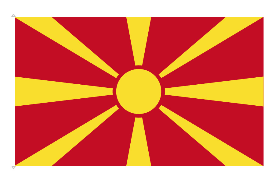 North Macedonia Flag