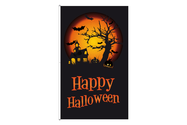 Happy Halloween flag