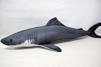 Vithaj Kudde 116 cm