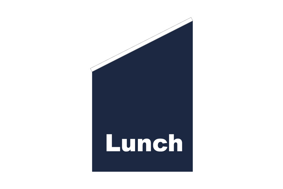 40x60 cm fasadflagga Lunch