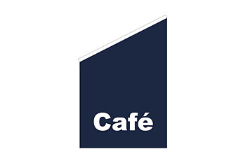 40x60 cm fasadflagga Café