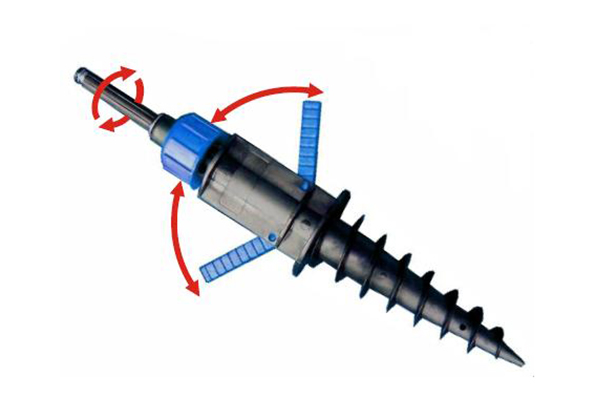 Ground screw for Beach Flags