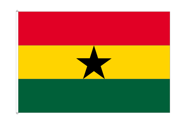 Ghana Flagga
