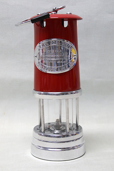 Mining Lantern Chrome Red & Blue 22 cm - 2