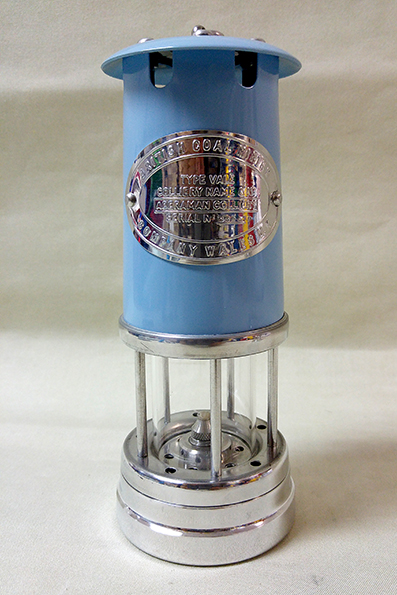 Mining Lantern Chrome Red & Blue 22 cm - 3