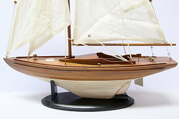 Drake 1928 båtmodell 46x64 cm
