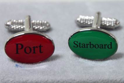 Cufflinks Starboard - Port
