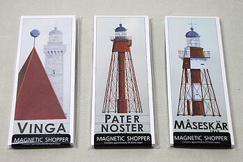 Fyr  shoppinglista magnet 18x7 cm