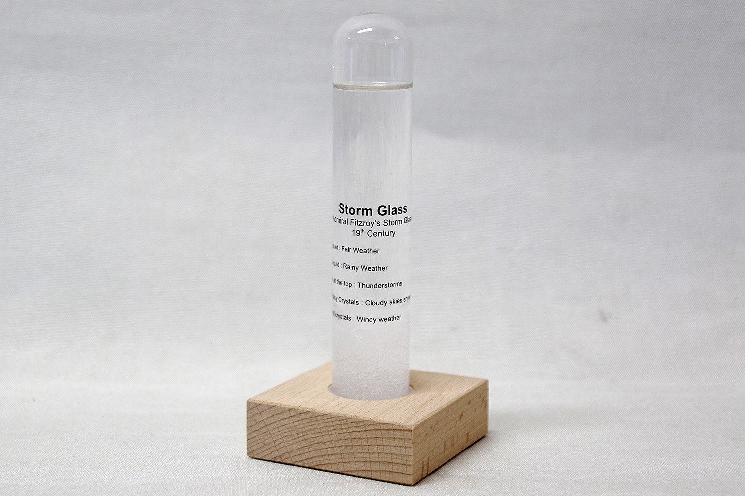Stormglas 14x6x6 cm