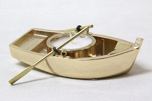Rowing boat Brass 10x5 cm
