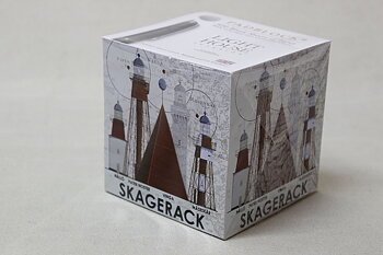 Telefonblock Svenska Fyrar 9x9x9 cm