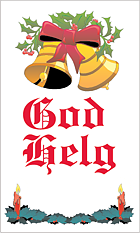 God Helg flagga med klockor 300x180 cm