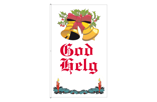 God Helg flagga med klockor 300x180 cm