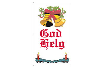 God Helg flagga med klockor 300x180 cm