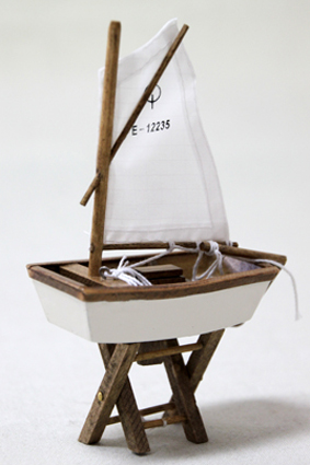 Optimist dinghy 15x25 cm - 2
