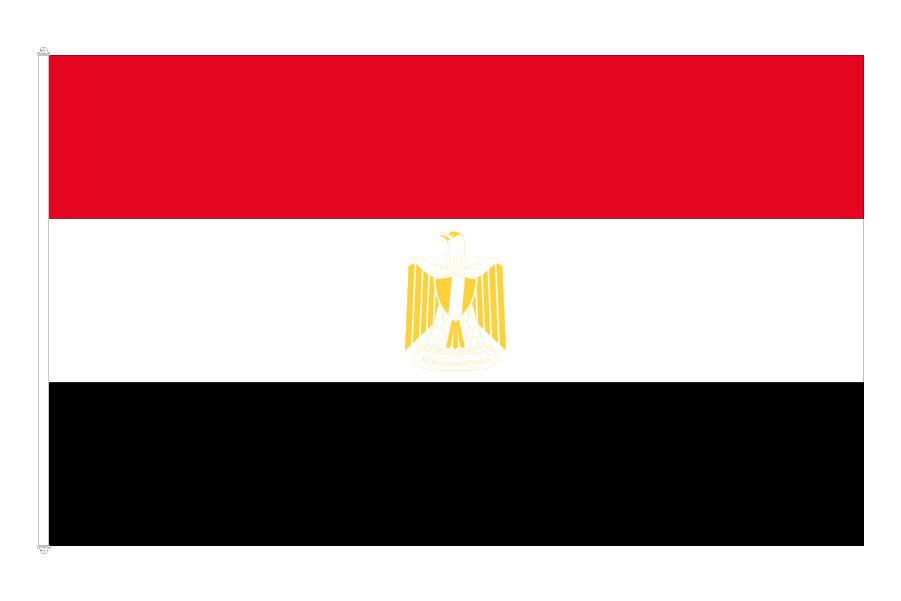 Egypten Flagga