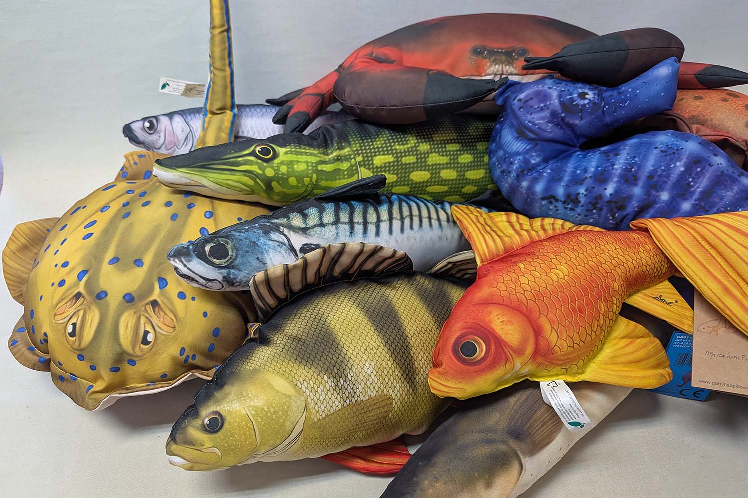 Fiskkuddar en inredningshöjare!  För en mysig tillvaro.