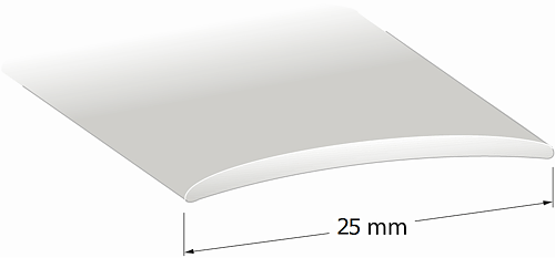 Skarvlist Golv Jula Skarvlist Standard Silver 25 mm - NORDS - För Hus och Hem