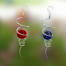 Spiral med glaskula