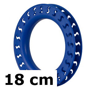 Ringspole 18 cm blå