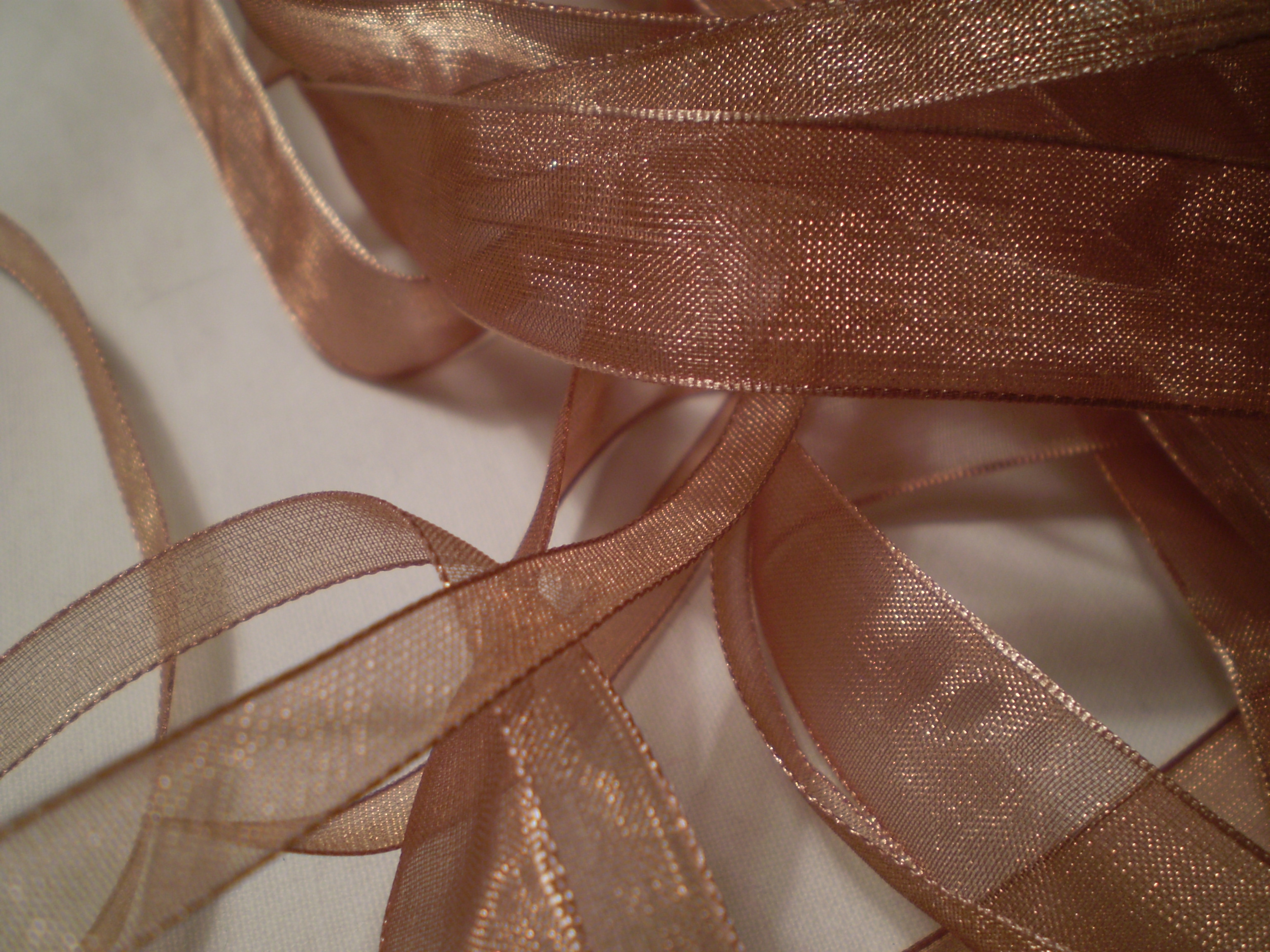 Organza 6mm -Brun