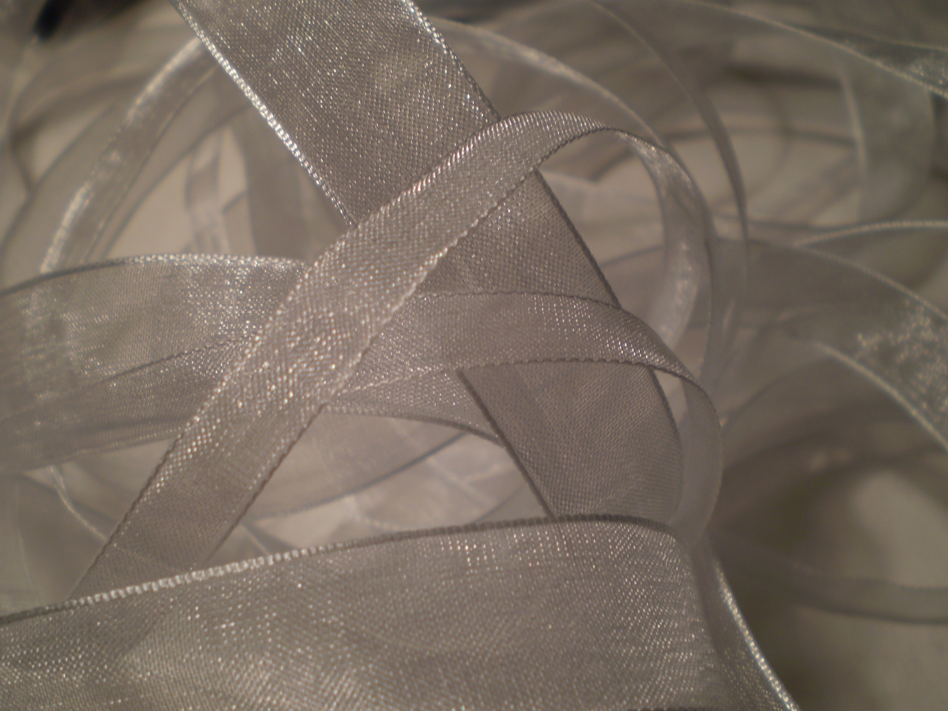 Organza 6mm -Silver/Grå