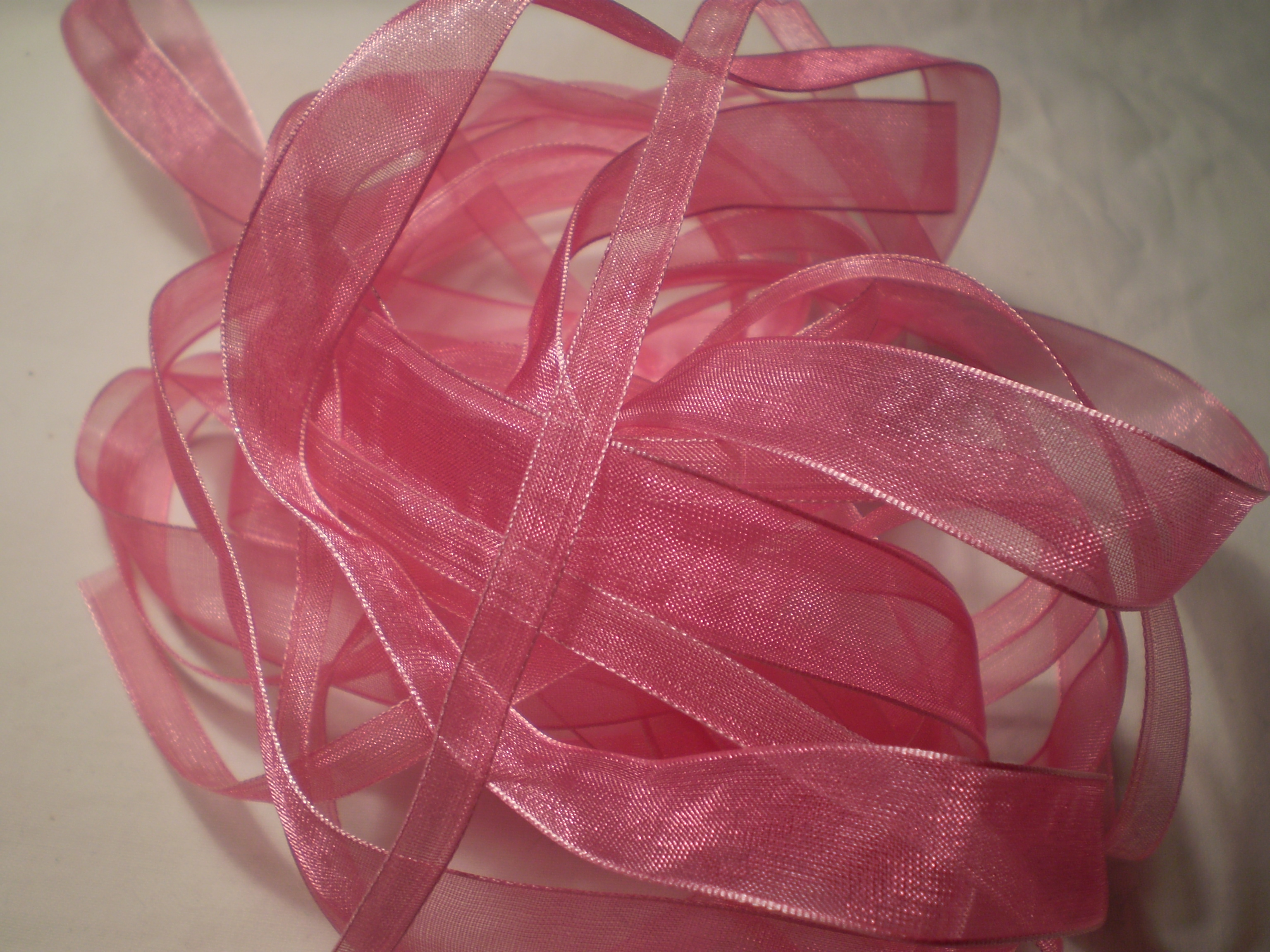 Organza 6mm -Rosa