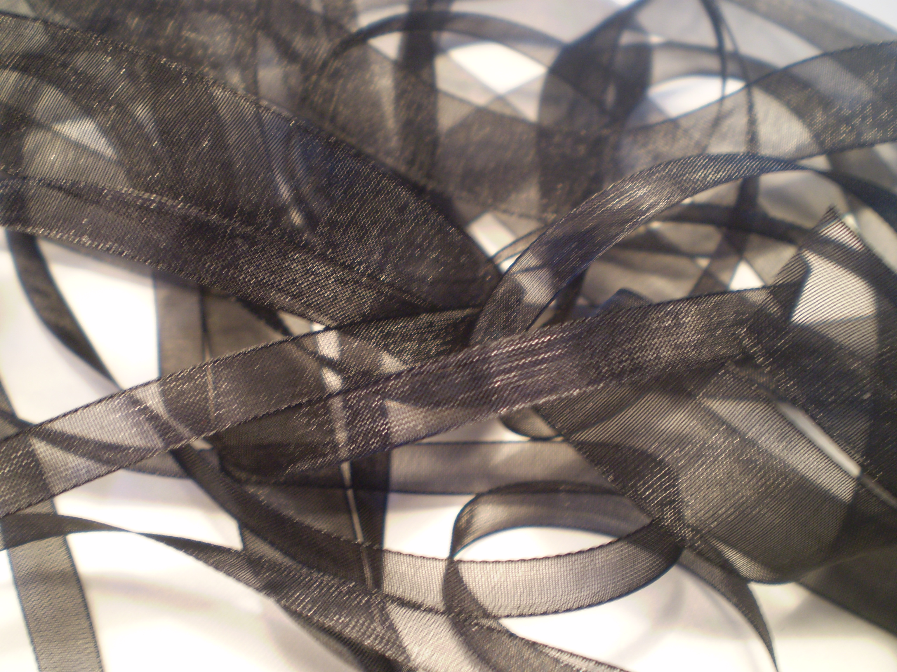 Organza 6mm -Svart