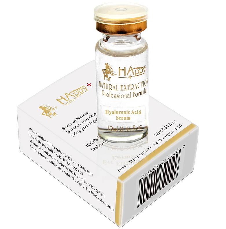 Köp Happy Hyaluronsyra-serum (85% hyaluronsyra) 7 x 10 ml