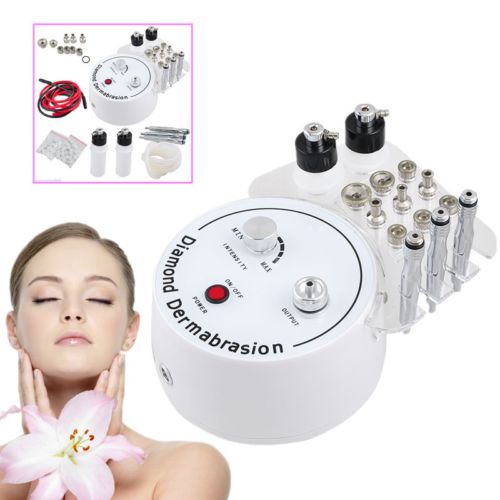 Diamond Peeling Maskin - Microcrystal Dermabrasion - Mini 3 in 1