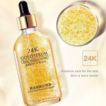 24K Gold Face Essence Skin Care Product Hyaluronic Acid Serum 100 ml