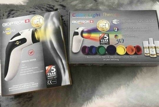 Zepter Bioptron Medall heal lamp with 6 color teraphy lenses - new model - demo  - 2