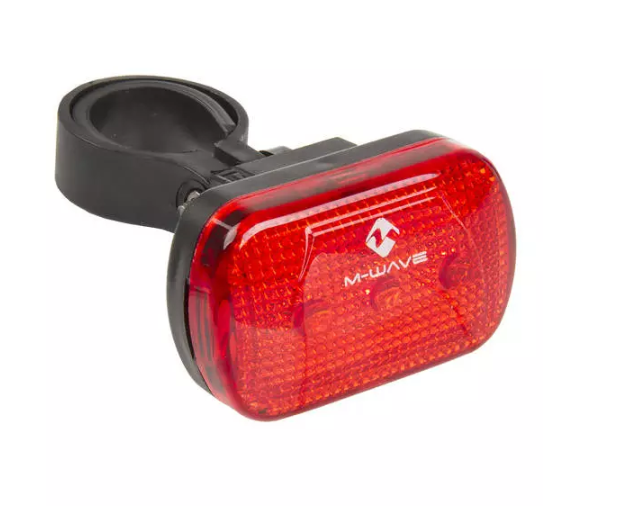 Bakbelysning röd 3 lägen led