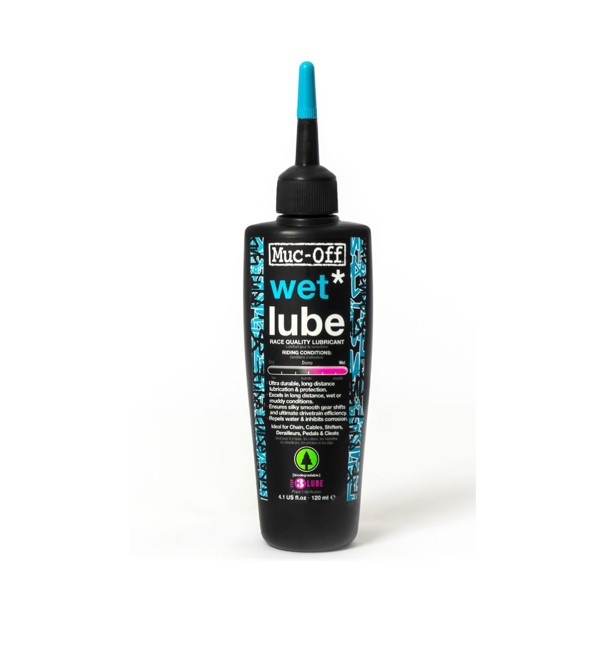 Muc off wet lube 120 ml blå