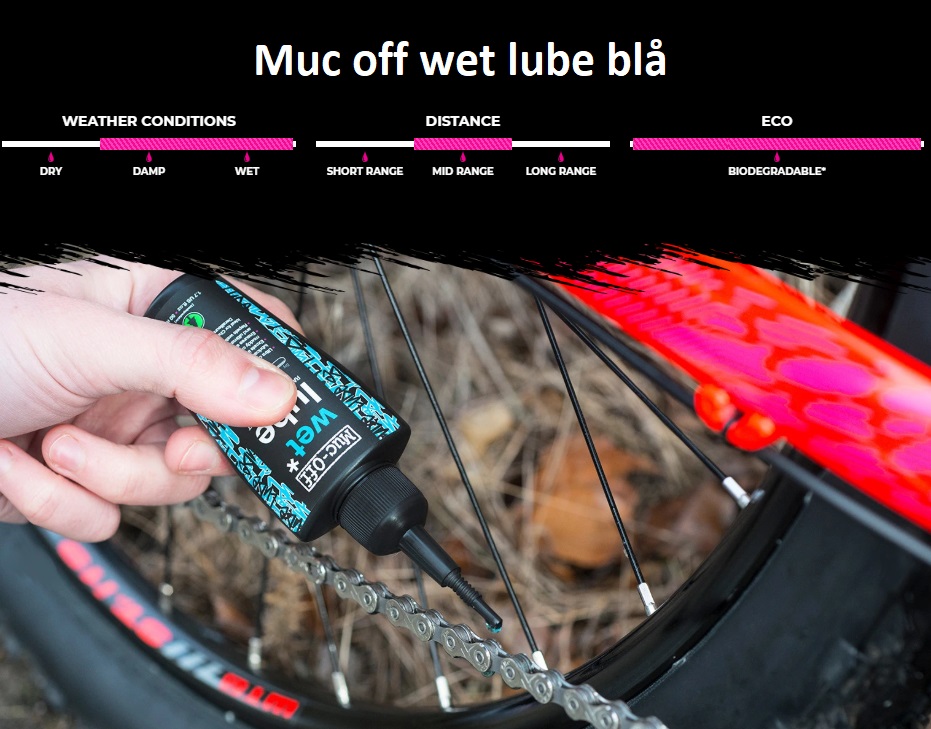 Muc off wet lube 120 ml blå - 7