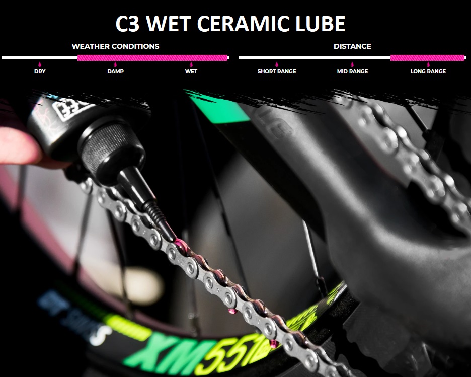 Muc off wet lube - C3 Ceramic 120 ml - 3