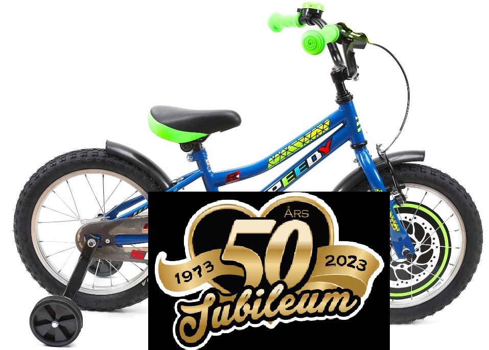 DHS  Kid Speedy 16" Oväxlad. Fotbroms