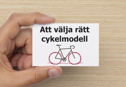 Att välja rätt cykelmodell
