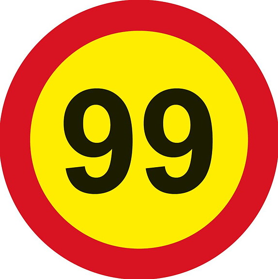 Hastighetsmärke KIT 80-100 km/h