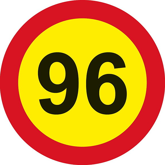 Hastighetsmärke KIT 80-100 km/h
