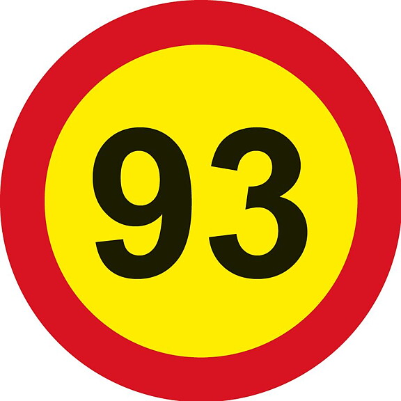 Hastighetsmärke KIT 80-100 km/h